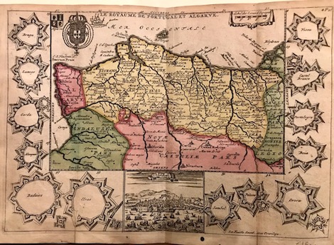 Feuille Daniel, de La (1640-1709) Le Royaume de Portugal et Algarve 1707 Amsterdam 